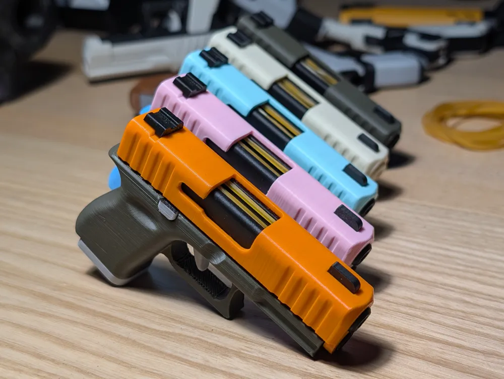 Glock Fidget Keychain