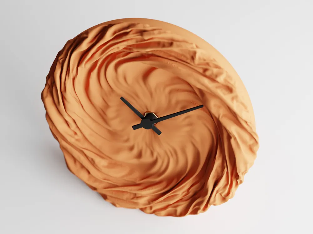 Twist Spiral Table Clock thumbnail 2